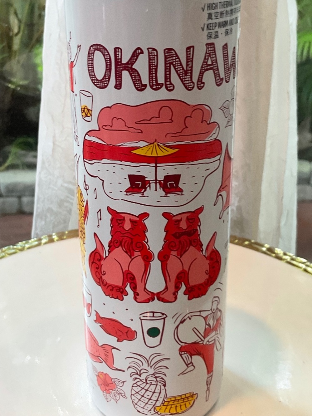 Starbucks 2021 RARE Okinawa Japan S/S Bottle NWOT